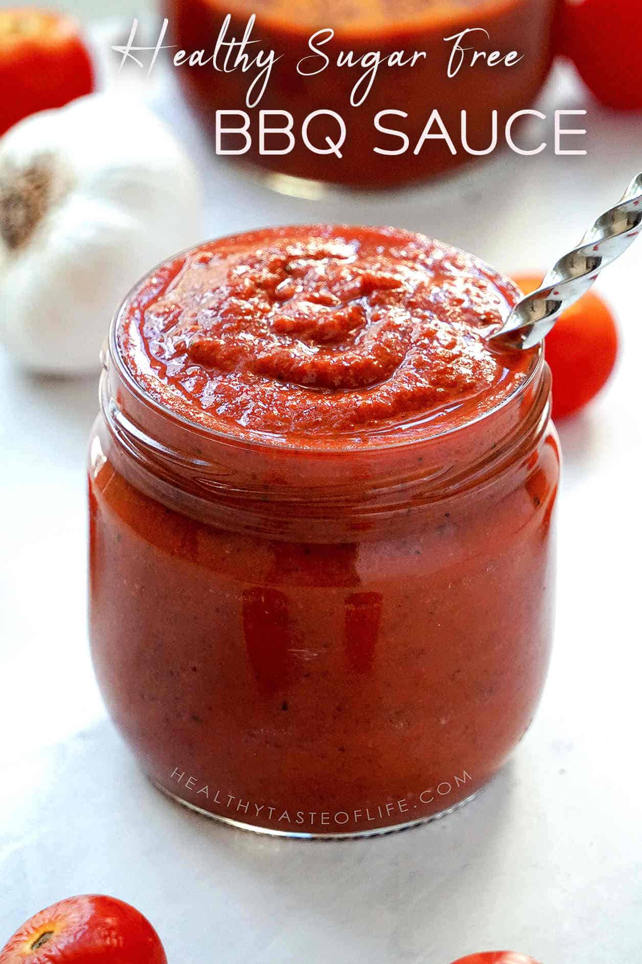 Healthy BBQ Sauce (Sugar Free, GF, Keto, Whole30)