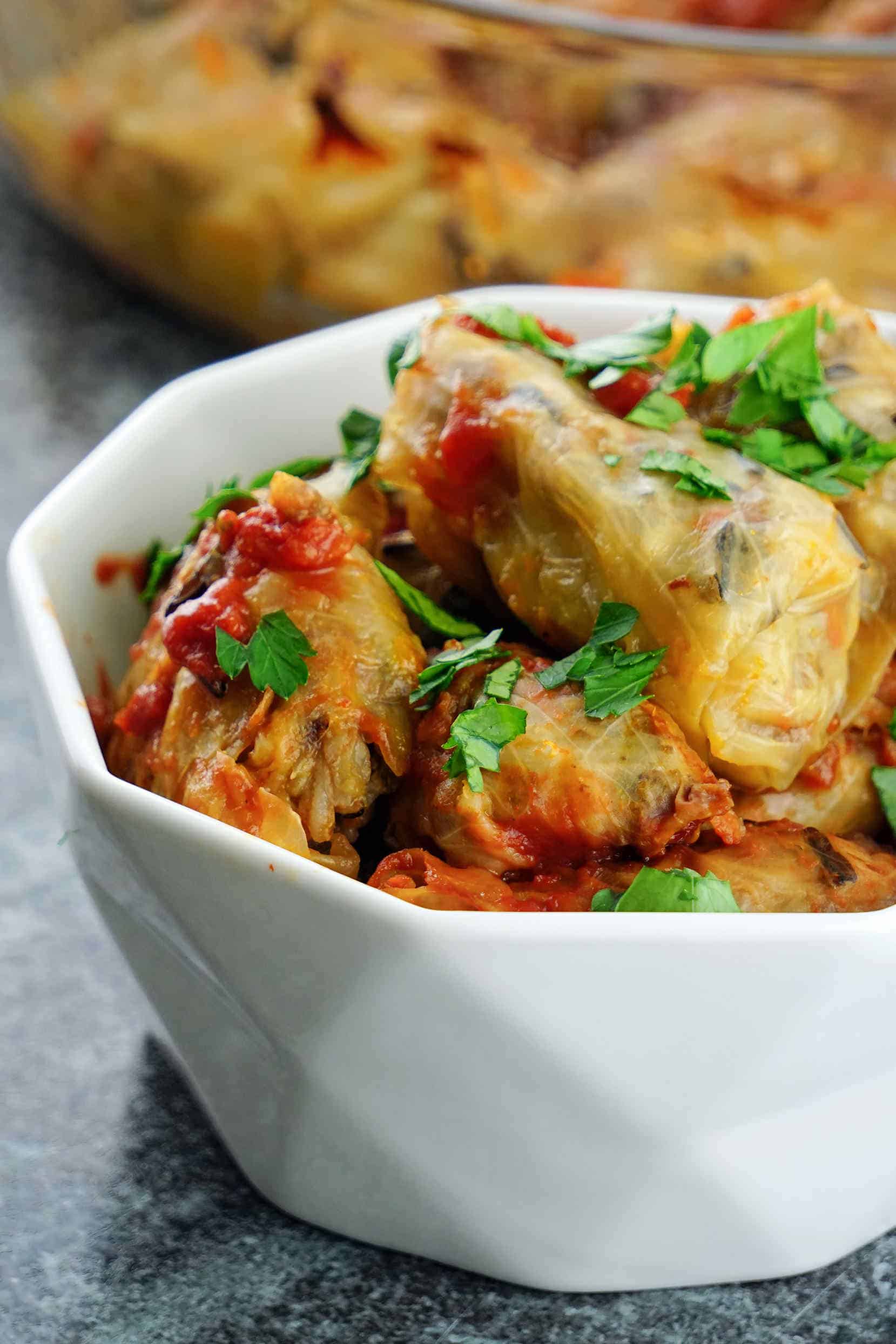 Healthy Stuffed Cabbage Rolls