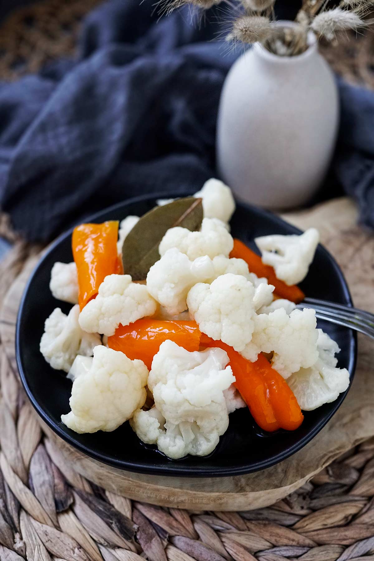 Lacto-Fermented Cauliflower: Tangy Flavorful and Probiotic Rich