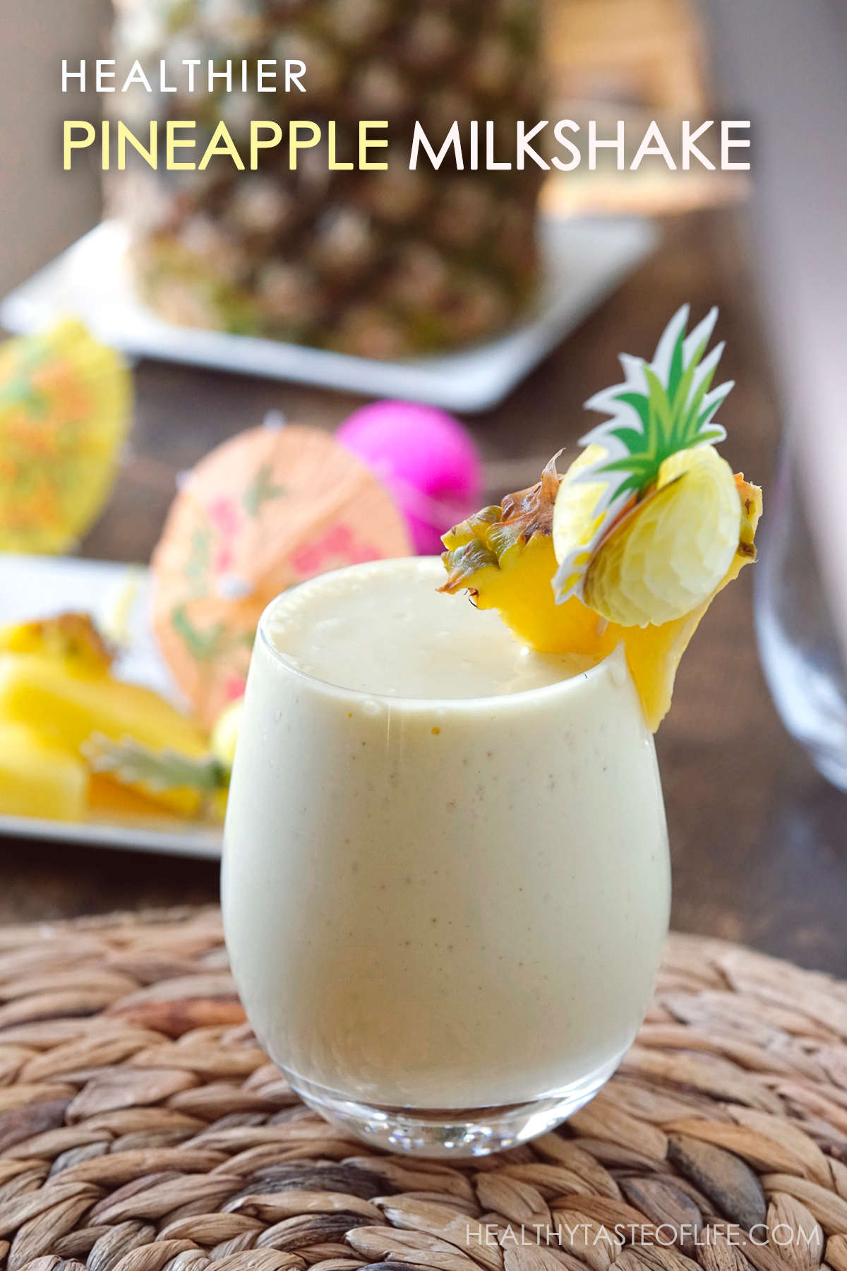 Pineapple Milkshake With Coconut + Video, DF Version