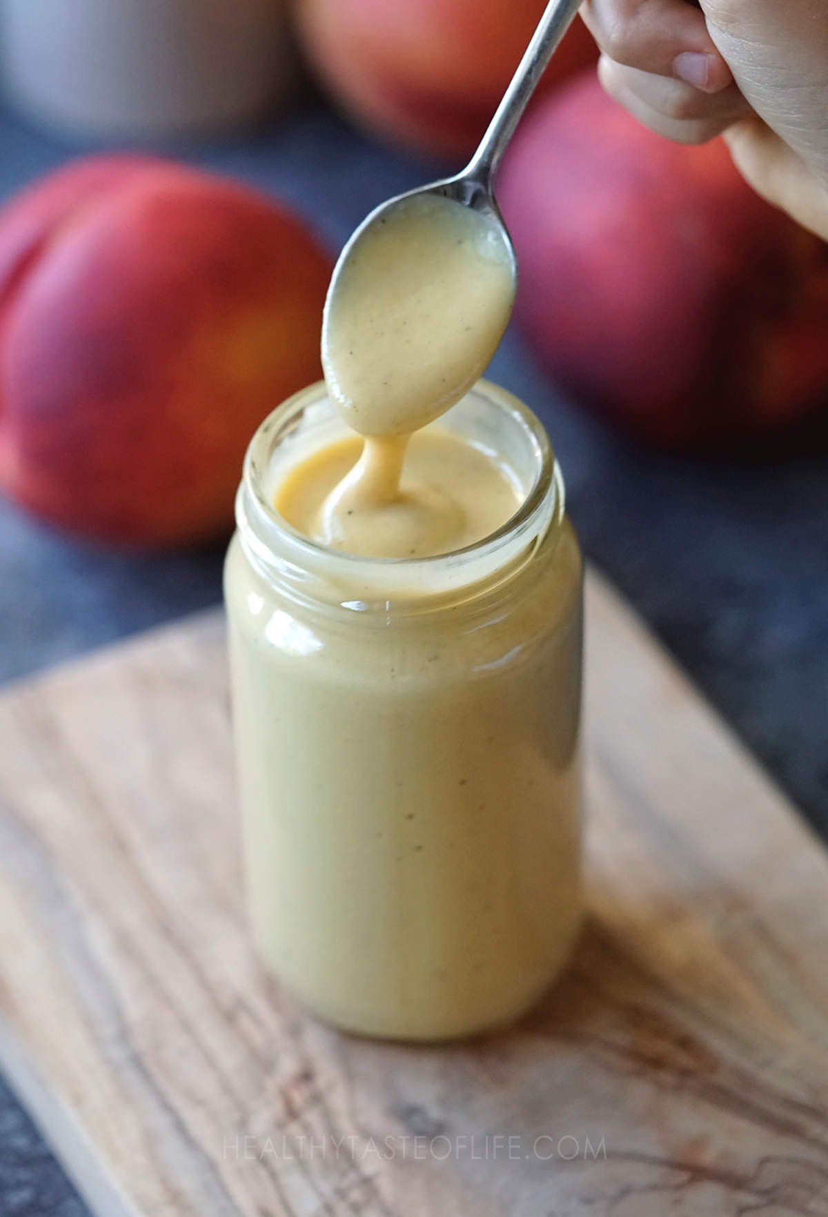 Peach Vinaigrette – Creamy Peach Salad Dressing