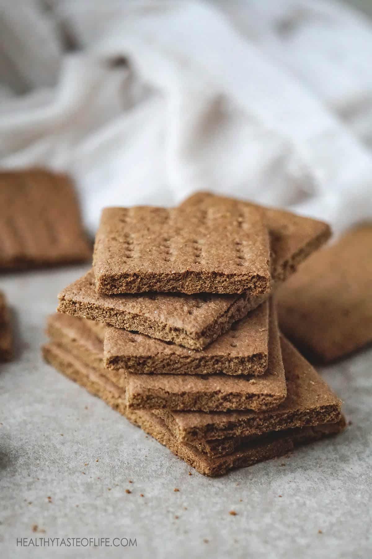 Graham Crackers With Teff (GF, Vegan)