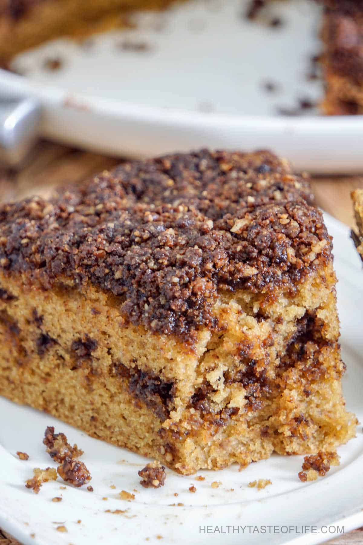Gluten Free Coffee Cake | Dairy Free, No Refined Sugar
