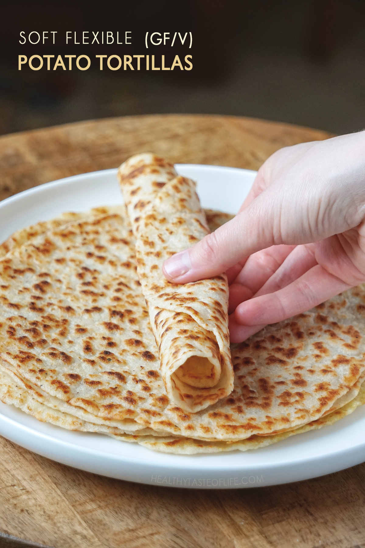 Potato Tortillas – Flexible Gluten Free Vegan Wraps