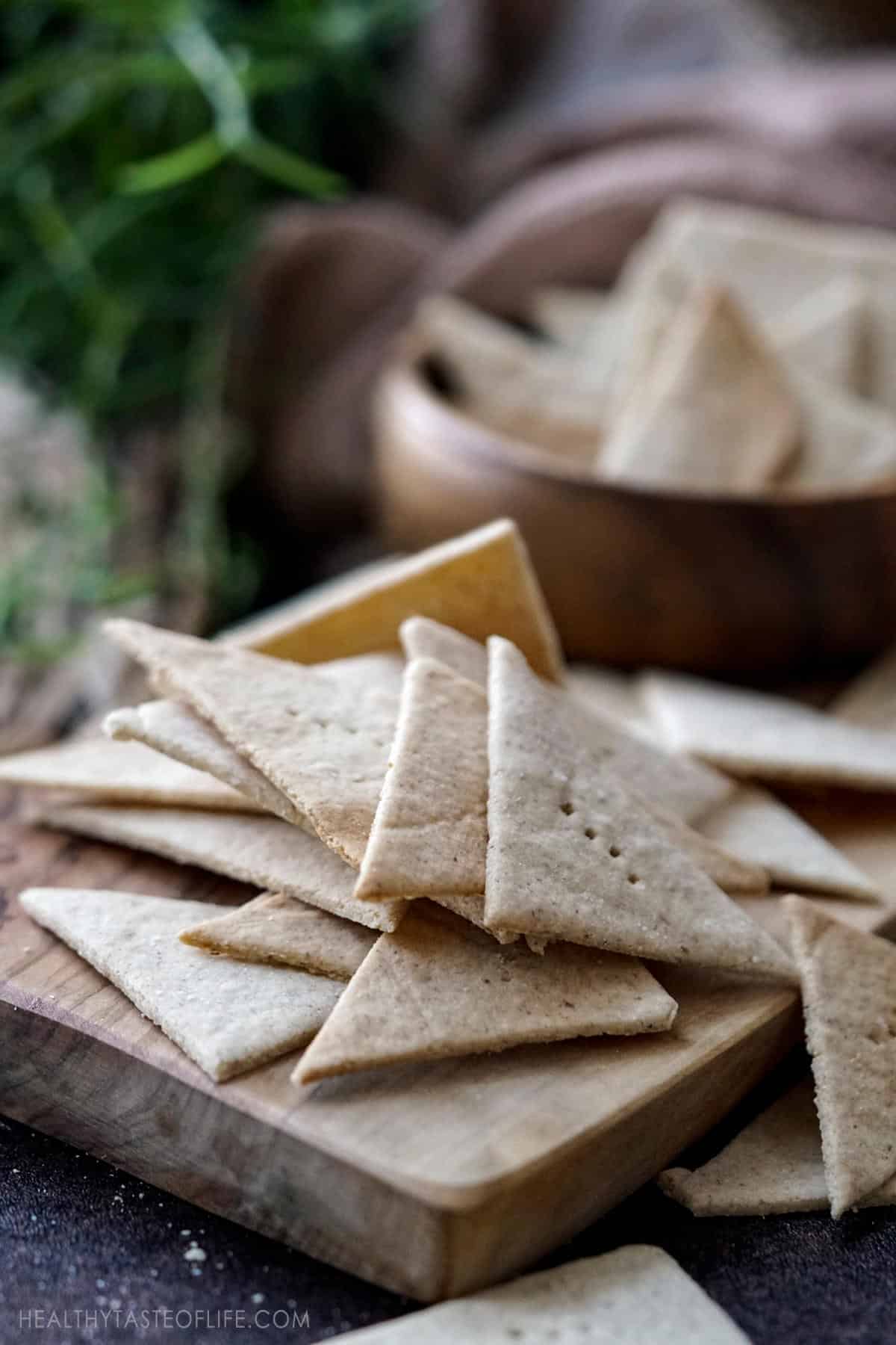 Grain Free Crackers With Cassava & Tigernut Flour (AIP, Paleo)