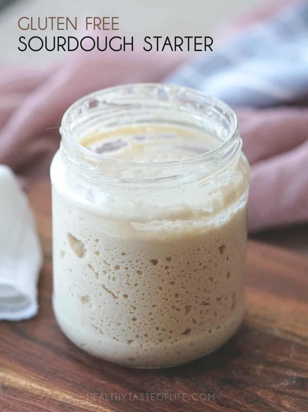 Gluten Free Sourdough Starter (Brown Rice, 1:1:1 Guide)