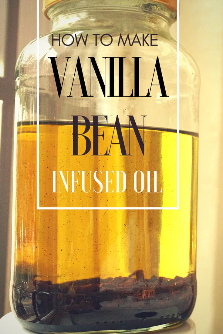 Vanilla Bean Infused Grape Seed Oil